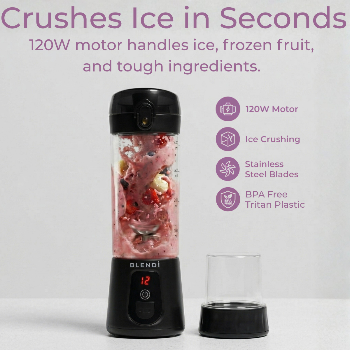 BLENDi Pro+ Portable Ice Crushing Blender – 17oz