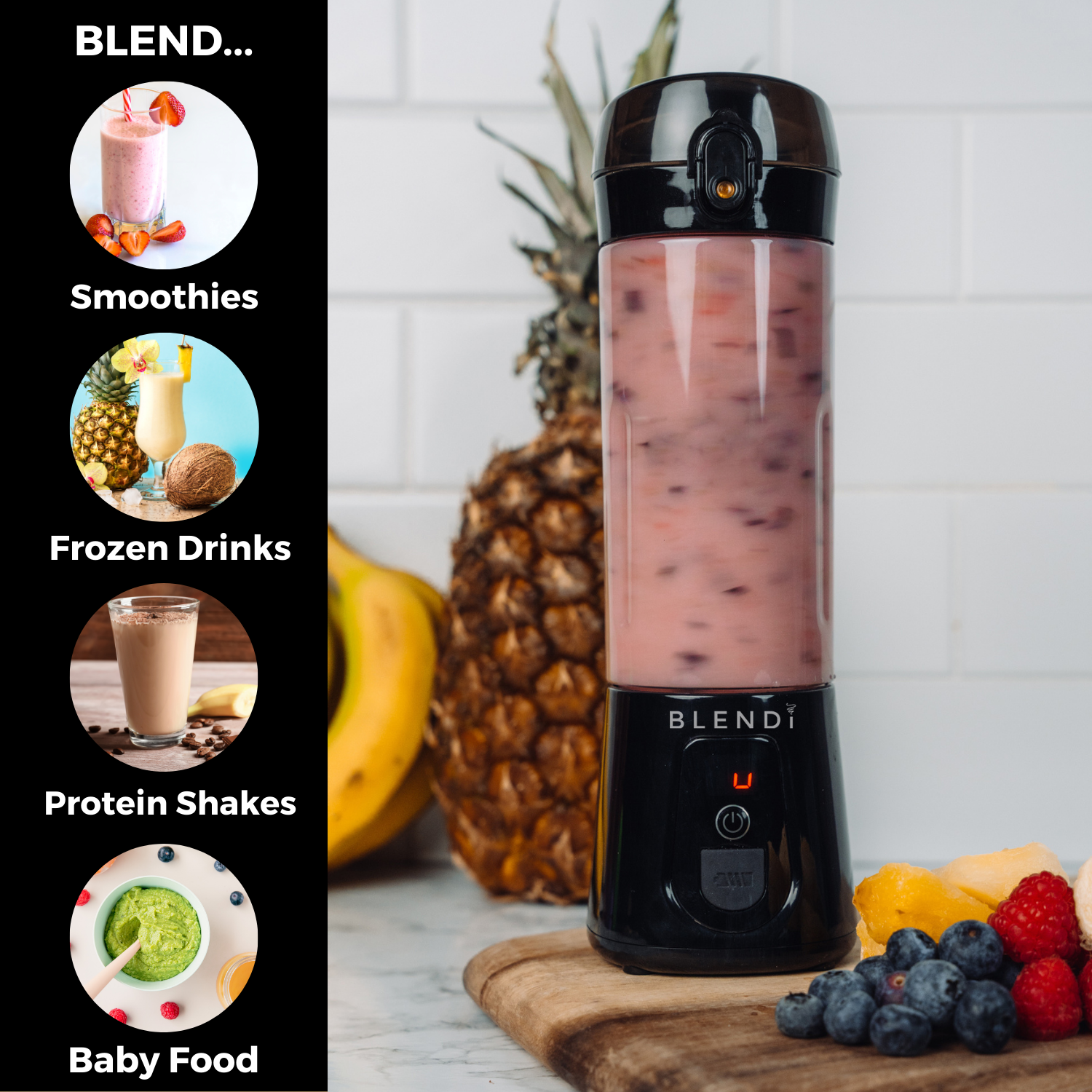 BLENDi Pro+ Portable Ice Crushing Blender – 17oz