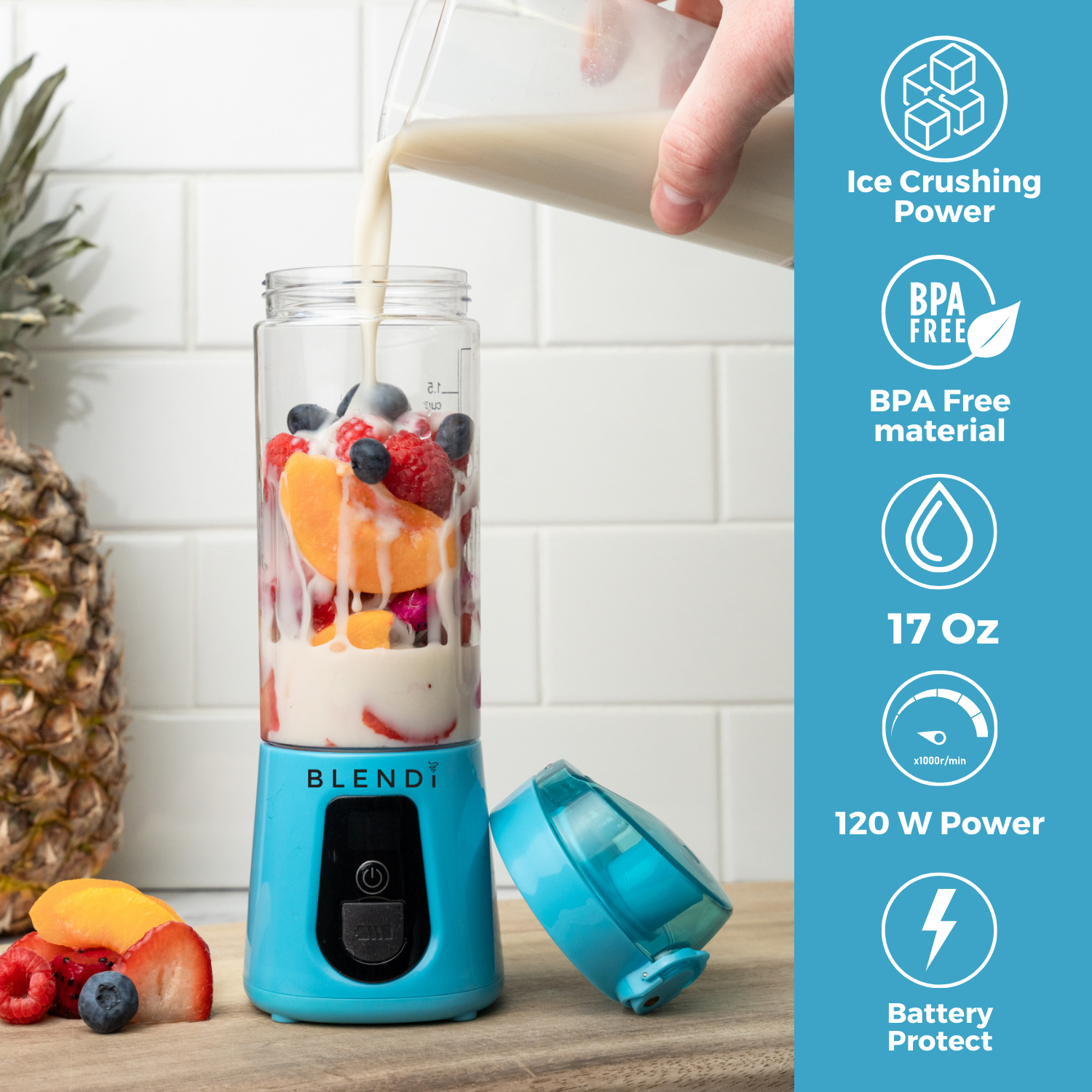 BLENDi Pro+ Portable Ice Crushing Blender – 17oz