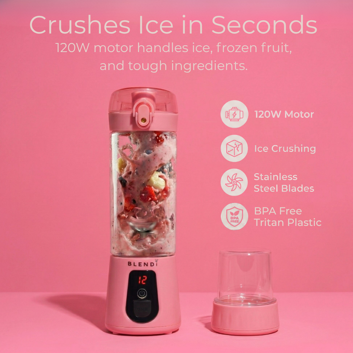 BLENDi Pro+ Portable Ice Crushing Blender – 17oz