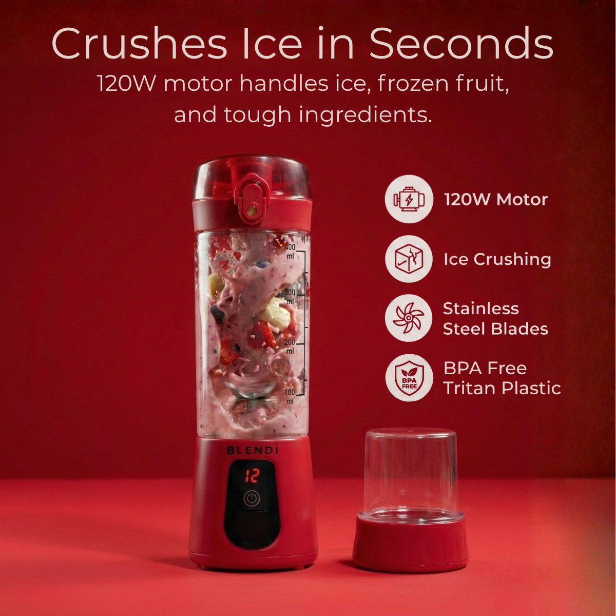 BLENDi Pro+ Portable Ice Crushing Blender – 17oz