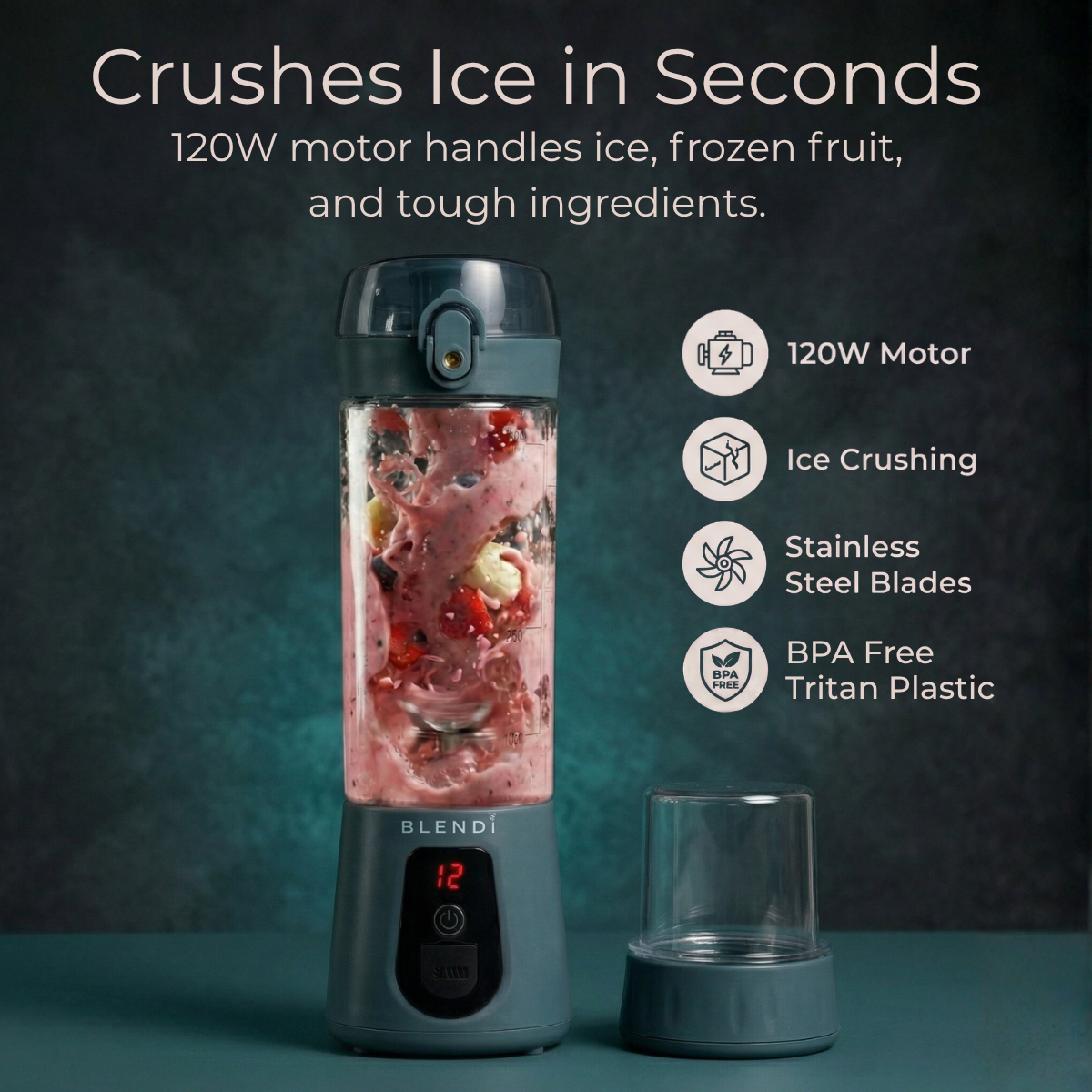 BLENDi Pro+ Portable Ice Crushing Blender – 17oz
