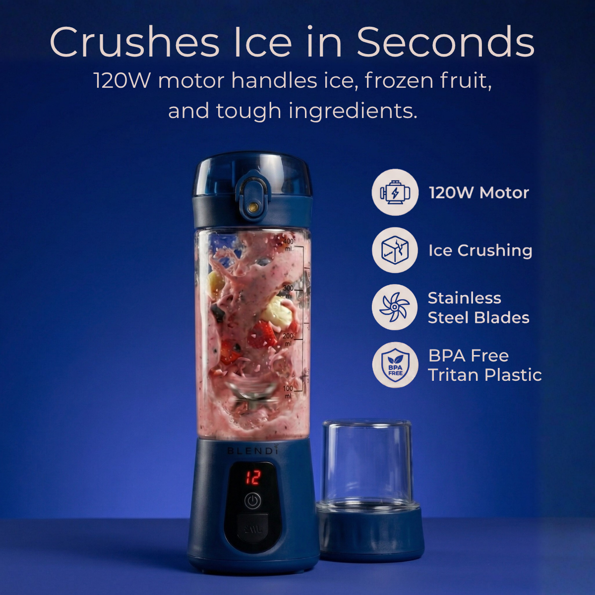 BLENDi Pro+ Portable Ice Crushing Blender – 17oz