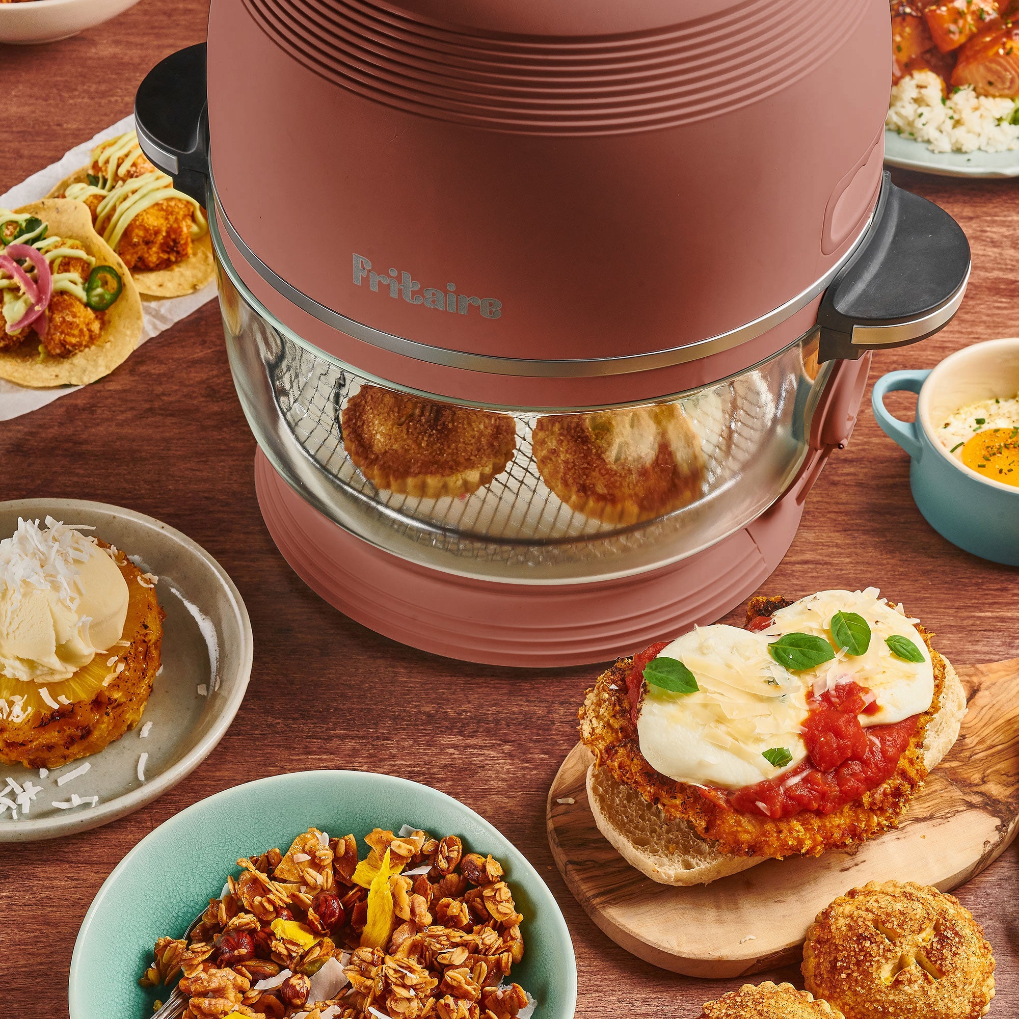 Fritaire Self-Cleaning Air Fryer – Mauve Rose