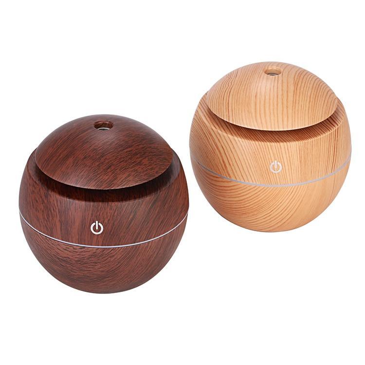 130ml USB Ultrasonic Aroma Diffuser – 7-Color LED Night Light
