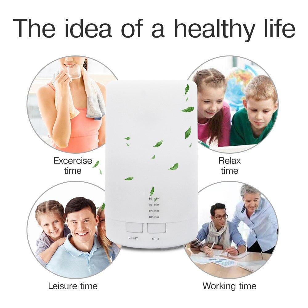 Mini USB Ultrasonic Humidifier & Aroma Diffuser – 5-Color LED - view 2