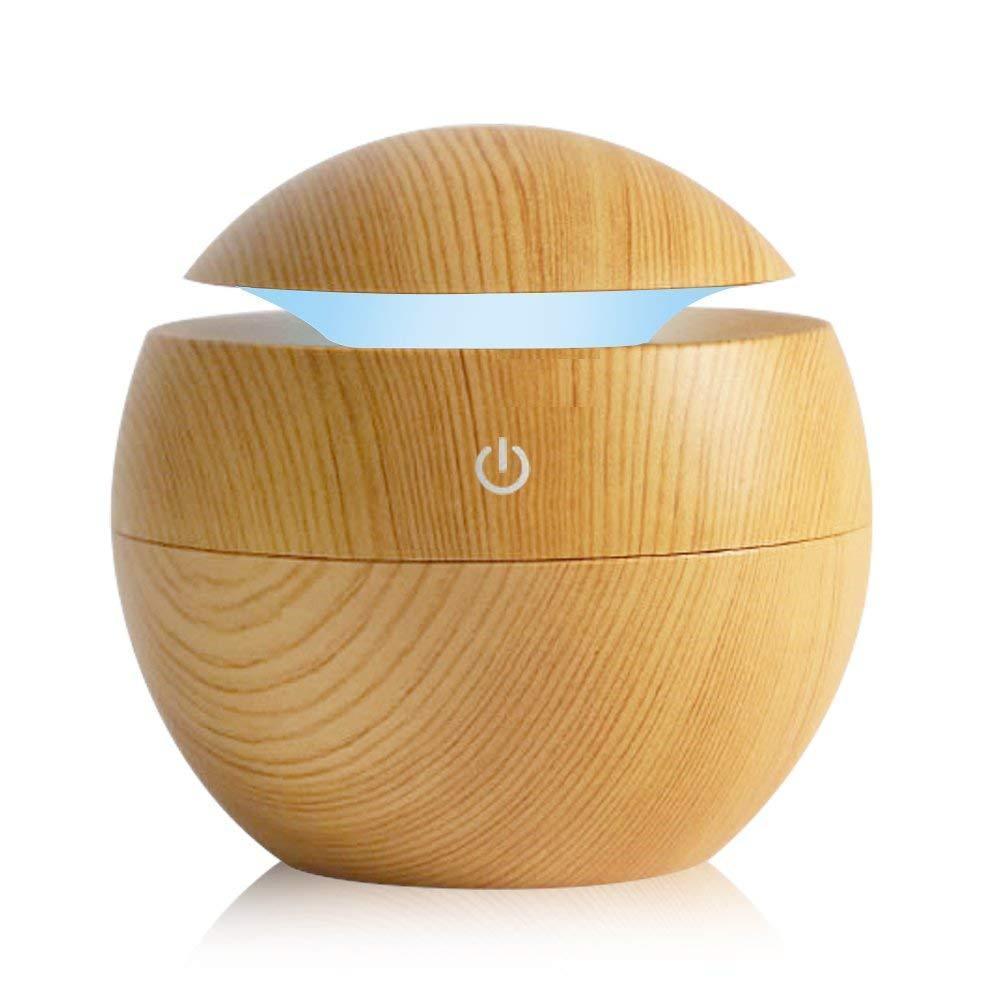 130ml USB Ultrasonic Aroma Diffuser – 7-Color LED Night Light - view 2
