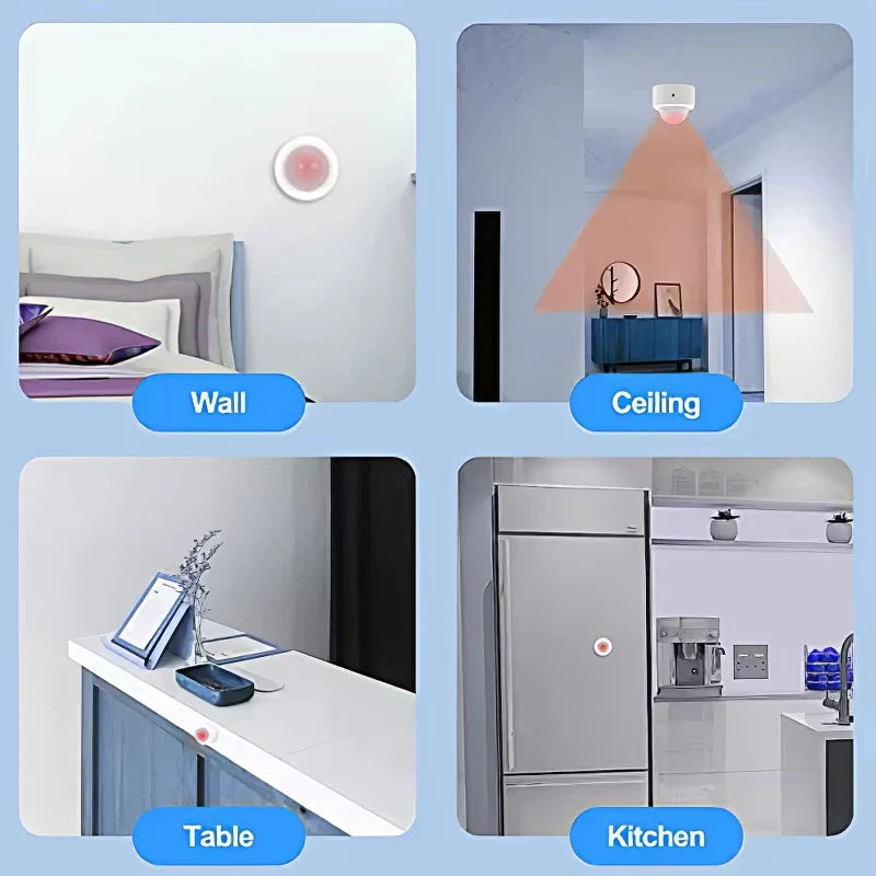 Zigbee PIR Motion & Light Sensor – Smart Home App Control