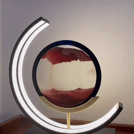 Moving Sand Sandscapes LED Table Lamp – Kinetic Desk Light