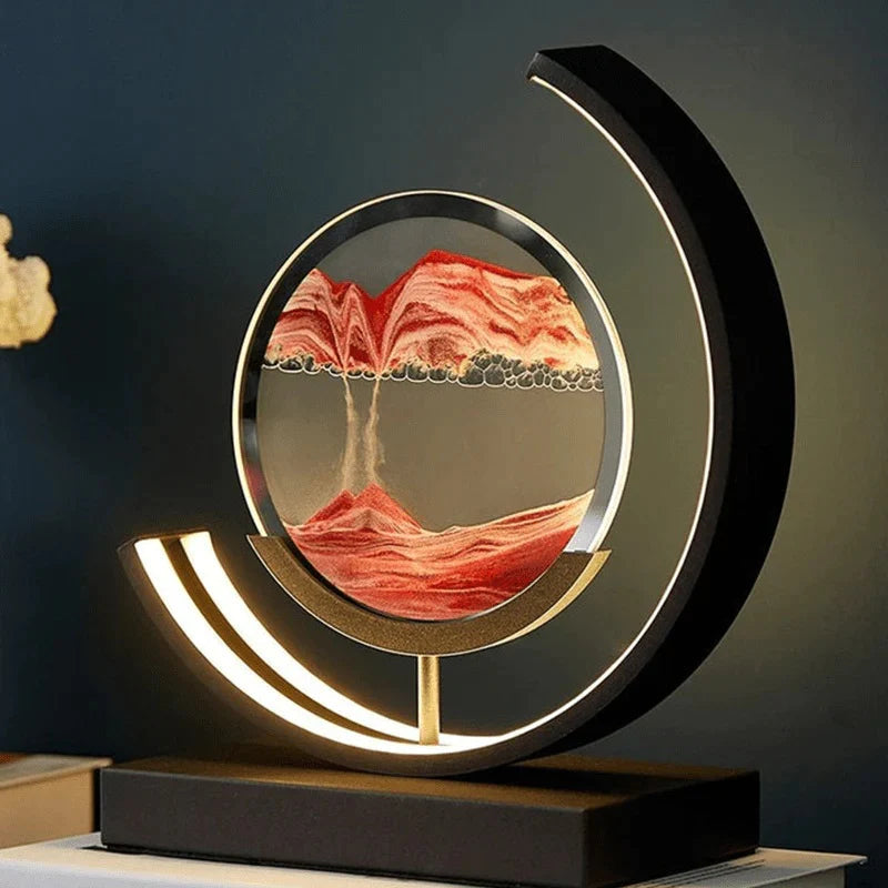 Moving Sand Sandscapes LED Table Lamp – Kinetic Desk Light
